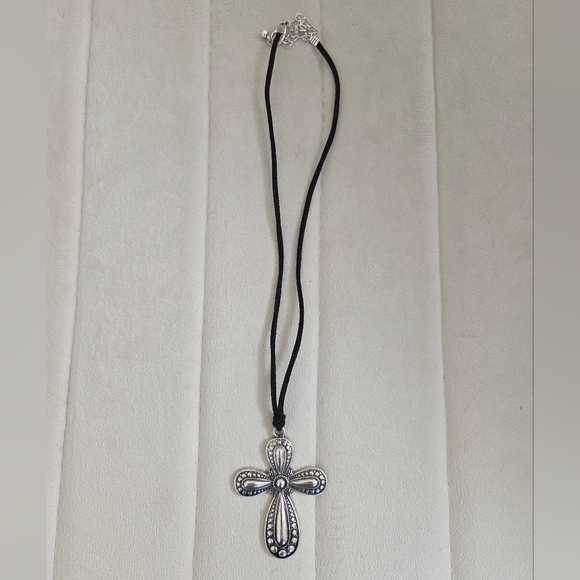 Princess Polly Silver Cross Necklace - Picture 2 of 3